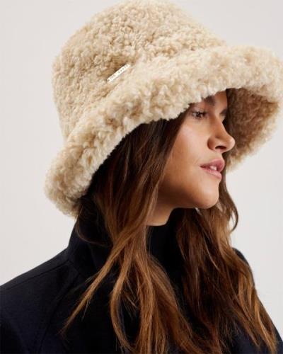 Ted Baker Fluffyi Faux Shearling Bucket Hat ONE SIZE - Huer hos Magasi...