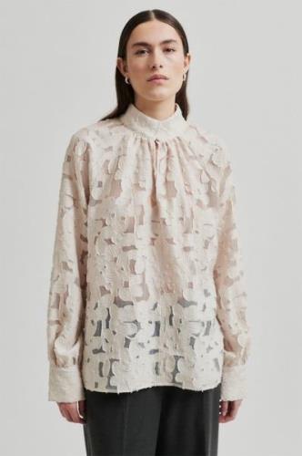 Second Female Stary Blouse Kvinde Pumice Stone Langærmede Bluser Str X...