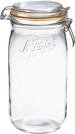 Le Parfait Henkogningsglas 1,5 Liter D 8,5 cm Glas 0008 Str L:13cm B:1...