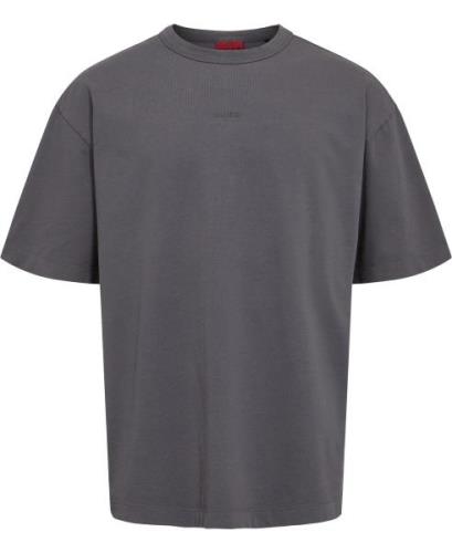 HUGO Docku Mand Open Grey Kortærmede T-shirts Str L - hos Magasin