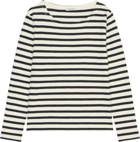 Marc O’Polo Tshirt, Long Sleeve, Boat Neck, st Kvinde Multi Kortærmede...