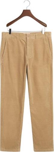 Gant Regular Cord Chinos Mand Dark Khaki Chinos Str 33/32 - hos Magasi...