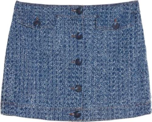 Holzweiler Uma Skirt Kvinde Blue Langærmede Bluser Str 34 - hos Magasi...