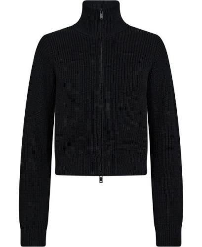 Envii Enbessie LS Cardigan 5190 Kvinde Black Sweaters Str S - hos Maga...