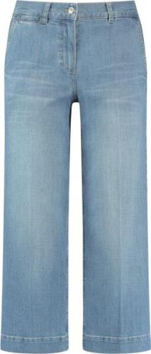 Gerry Weber Jeans Cropped Kvinde Blue Denim With Use Jeans Str 36R - D...