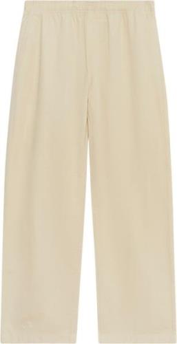 Wood Wood Wwlee Washed Twill Trousers Mand Oyster Habitbukser Str XS -...