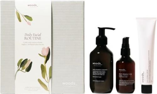 Woods Copenhagen Gift set Daily Facial Routine full size - Hudpleje ho...