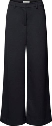 Rabens Saloner Tailored Wide leg Pants Zoe Kvinde Black Navy Combo Wid...