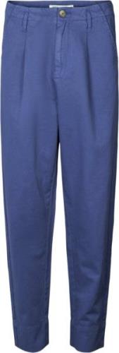 Rabens Saloner Canvas Light Pleat Pant Raina Kvinde Workwear Blue Buks...