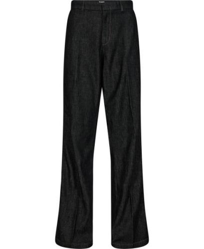 Mads Nørgaard - Copenhagen Soft Denim Perry Pants Kvinde Black Melange...