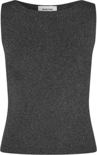 Modström Luckymd top Kvinde Dark Silver Tanktoppe Str L - hos Magasin