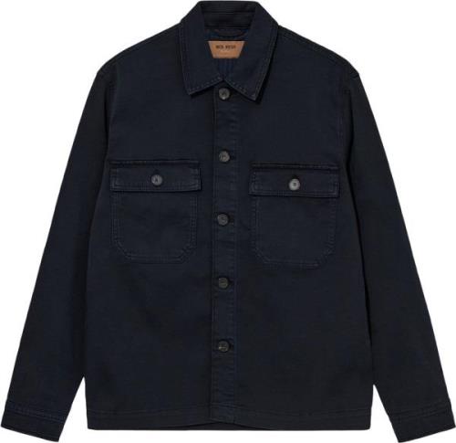 Mos Mosh Gallery Mmgmatteo Soft Overshirt Mand Navy Overshirts Str L -...