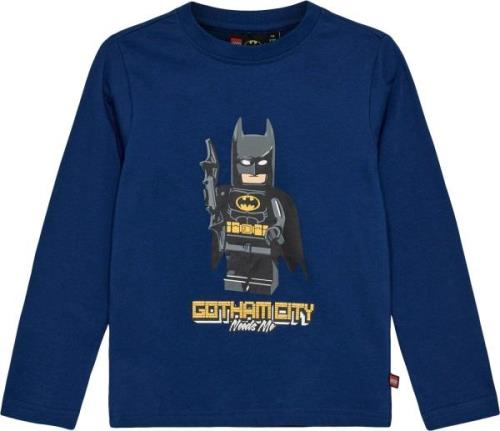 LEGO kidswear/LEGO børnetøj Lwtano 605 T-shirt L/S Str 104 cm - Dark B...