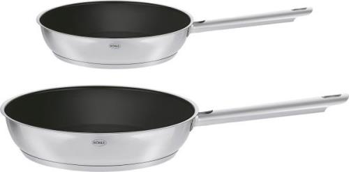 Rösle Stegepandesæt Elegance 20+28 cm Keramisk Nonstick Stål/sort Str ...